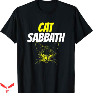 Deftones Cat T-Shirt Cat Sabbath Tee Shirt Music