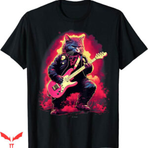 Deftones Cat T-Shirt Chonk Cat Guitarist T-Shirt Music