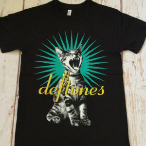 Deftones Cat T-Shirt Fur Cat Music Ban T-Shirt Music