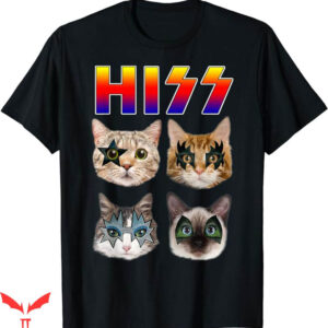 Deftones Cat T-Shirt Hiss Funny Cats Kittens Rock Rockin