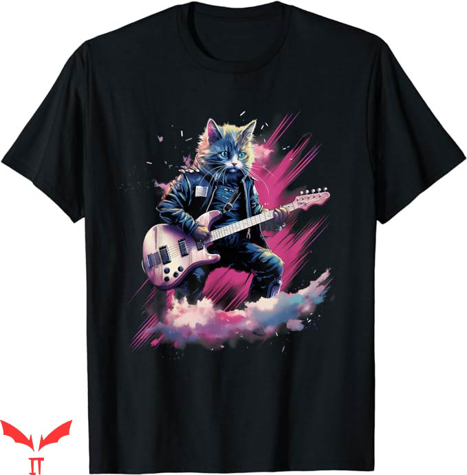 Deftones Cat T-Shirt Snowshoe Cat Guitarist T-Shirt Music Deftones Cat T-Shirt Snowshoe Cat Guitarist T-Shirt Music