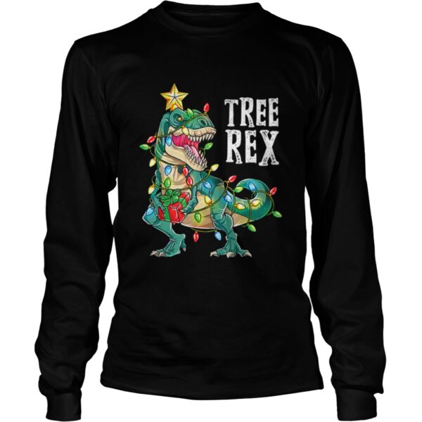 Dinosaur Christmas Tree Rex shirt