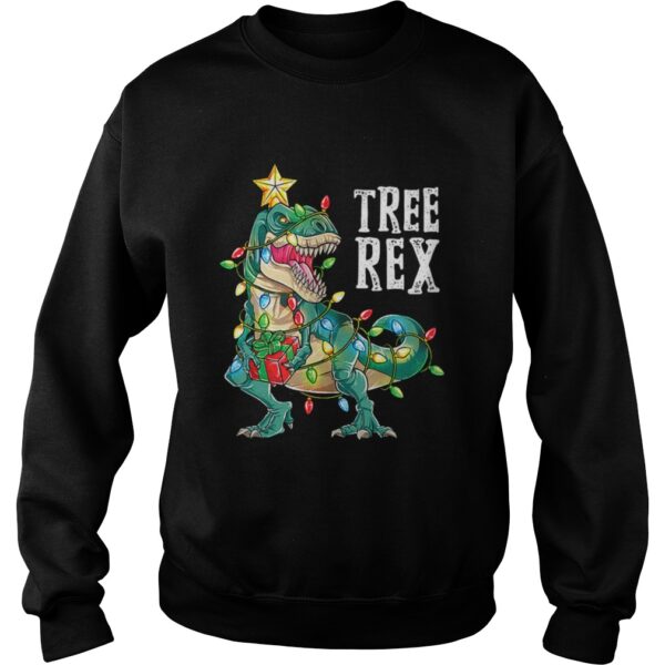 Dinosaur Christmas Tree Rex shirt