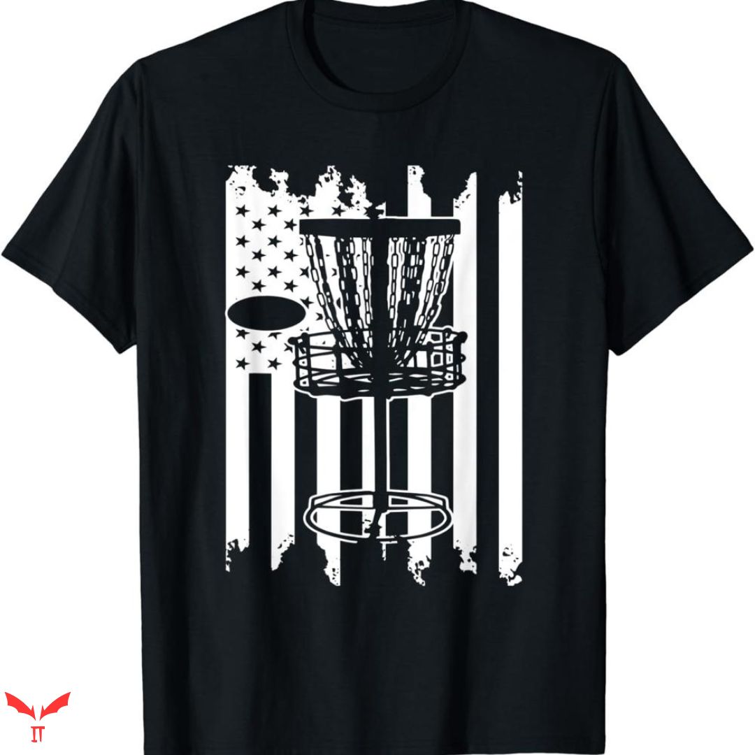 Disc Golf T-shirt Black White Style Disc Golf T-shirt Black White Style