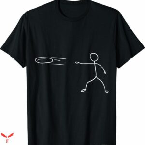Disc Golf T-shirt Cartoon White