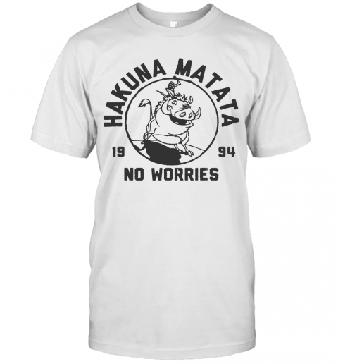 Disney Lion King 1994 Hakuna Matata Logo Graphic T-Shirt Disney Lion King 1994 Hakuna Matata Logo Graphic T-Shirt