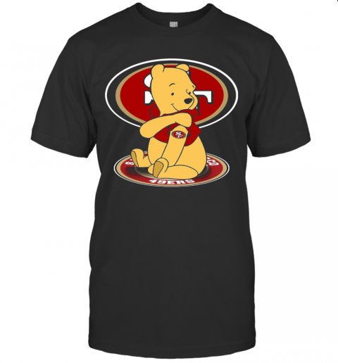 Disney Pooh Tattoo San Francisco 49Ers Logo T-Shirt Disney Pooh Tattoo San Francisco 49Ers Logo T-Shirt