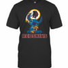 Disney Stitch Hug Washington Redskins Logo T-Shirt