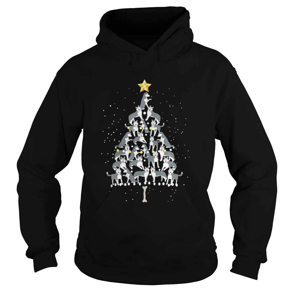 Dog Husky Christmas Tree Shirt Dog Husky Christmas Tree Shirt