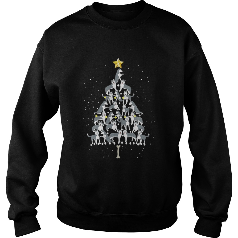 Dog Husky Christmas Tree Shirt Dog Husky Christmas Tree Shirt