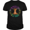 Dog Yoga I Am Mostly Peace Love And Dogs And A Little Go Fuck Yourself shirt