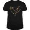 Dogs Shaped Heart shirt