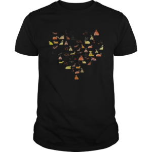 Dogs Shaped Heart shirt