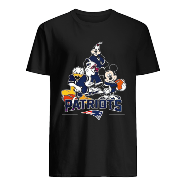 Donald Duck Goofy And Mickey Mouse New England Patriots Shirt