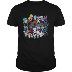 Dragon Ball all characters mirror reflection shirt