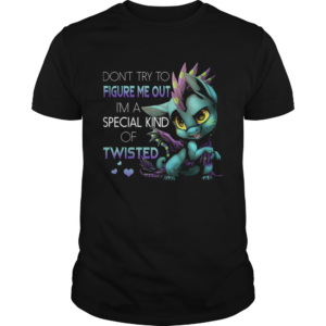 Dragon dont try to figure me out im a special kind of twisted hearts shirt