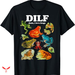 Dude Love T-shirt Funny Frog Pun