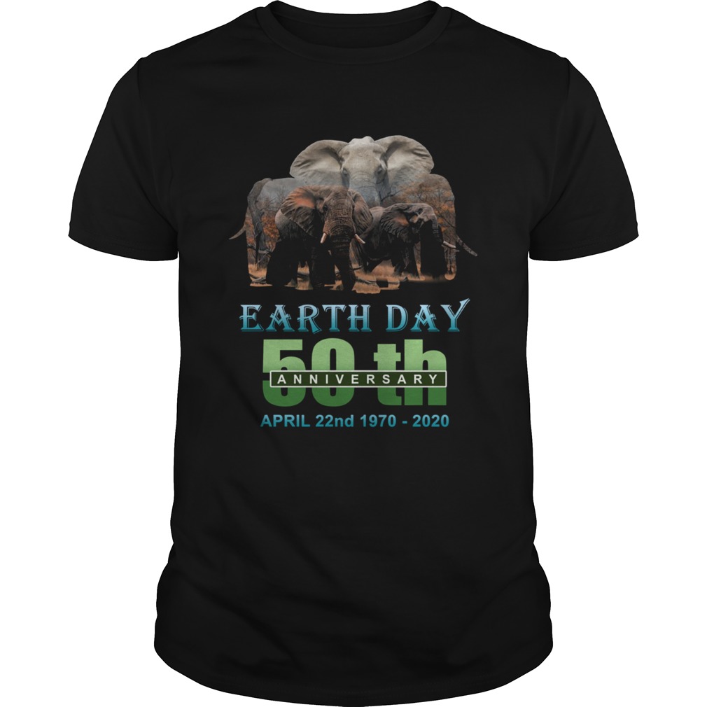 Earth Day 50th Anniversary Elephant Silhouette Elephant shirt Earth Day 50th Anniversary Elephant Silhouette Elephant shirt