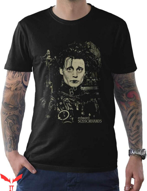 Edward Scissorhands T-Shirt The Poster Johnny Depp Movie