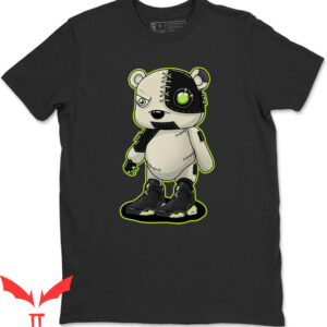 Electric Green T-Shirt Cyborg Bear 6 Retro Sneaker Matching