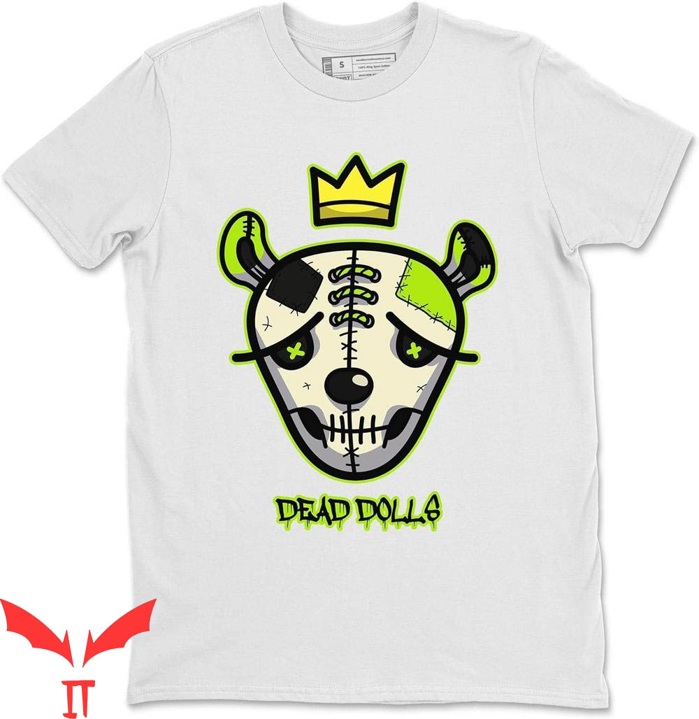 Electric Green T-Shirt Dead Dolls Face 6 Retro Matching Electric Green T-Shirt Dead Dolls Face 6 Retro Matching