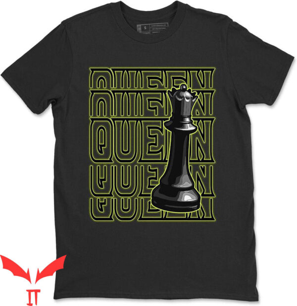 Electric Green T-Shirt Queen 6 Retro Sneaker Matching