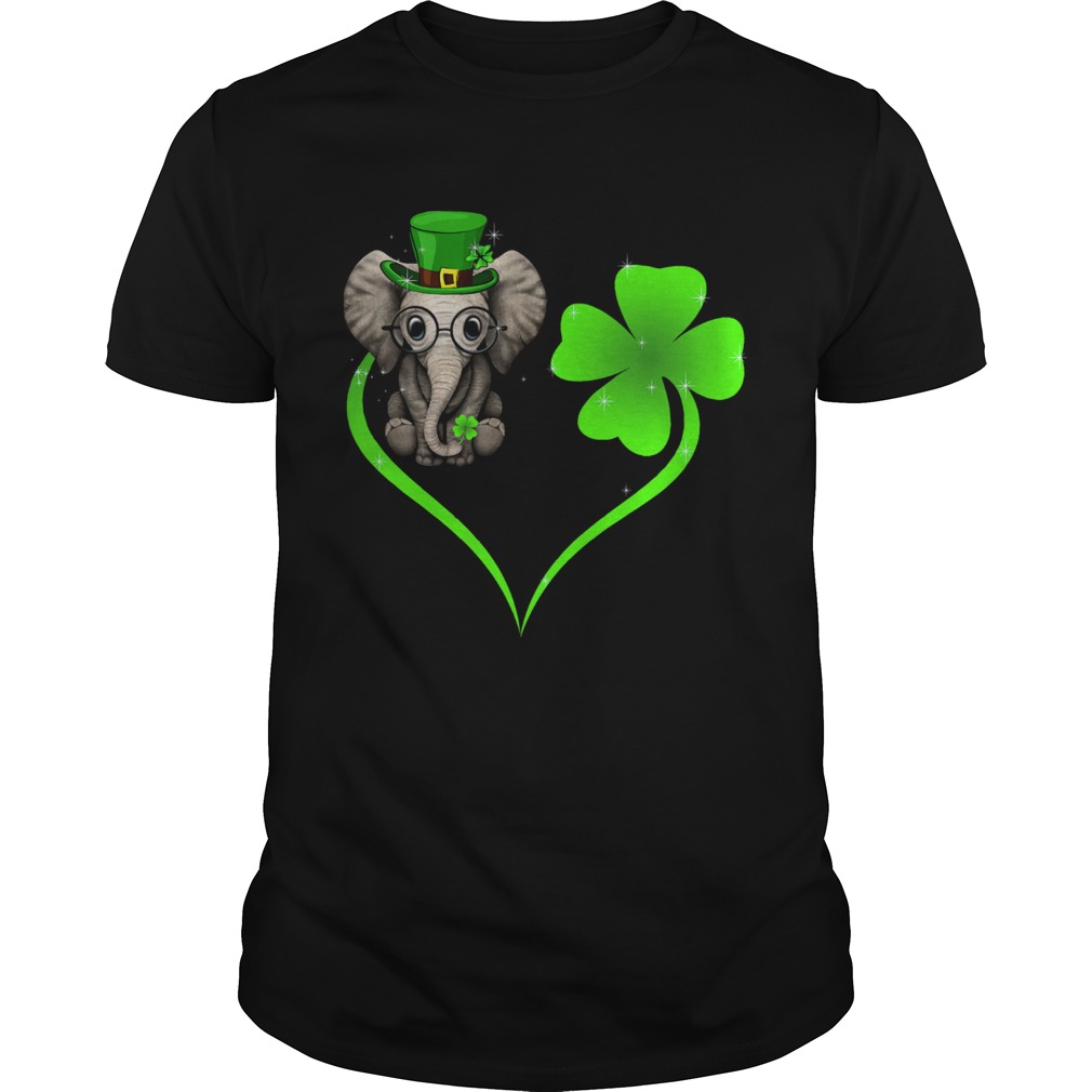 Elephant Lucky Heart Shamrock St Patricks Day shirt Elephant Lucky Heart Shamrock St Patricks Day shirt