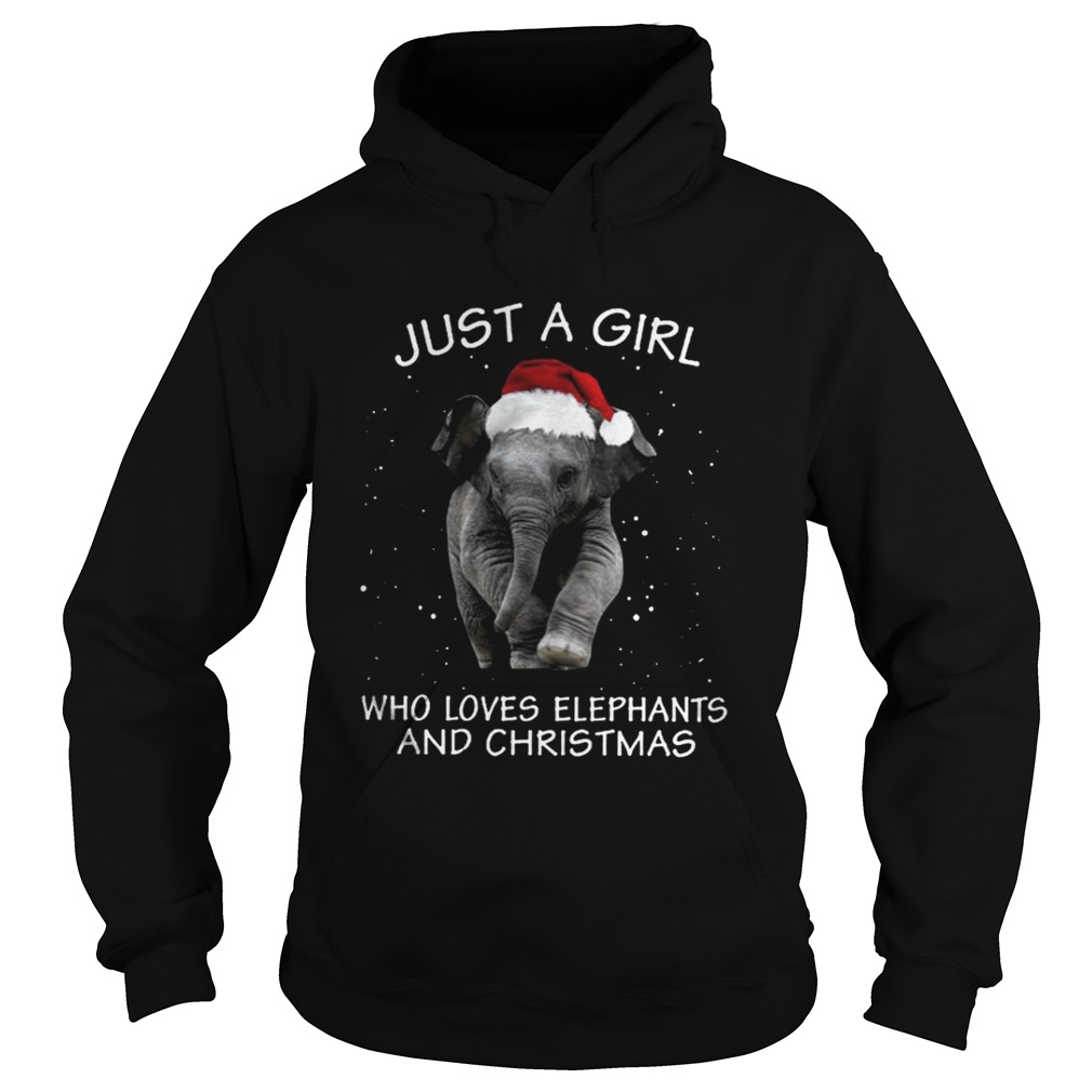 Elephants Hat Just a girl who loves Elephants and christmas shirt Elephants Hat Just a girl who loves Elephants and christmas shirt