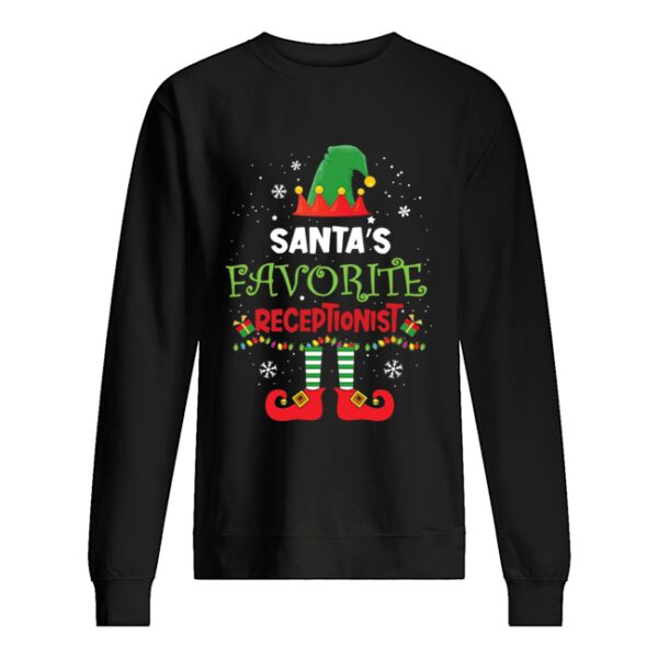 Elf Santa’s Favorite Receptionist shirt