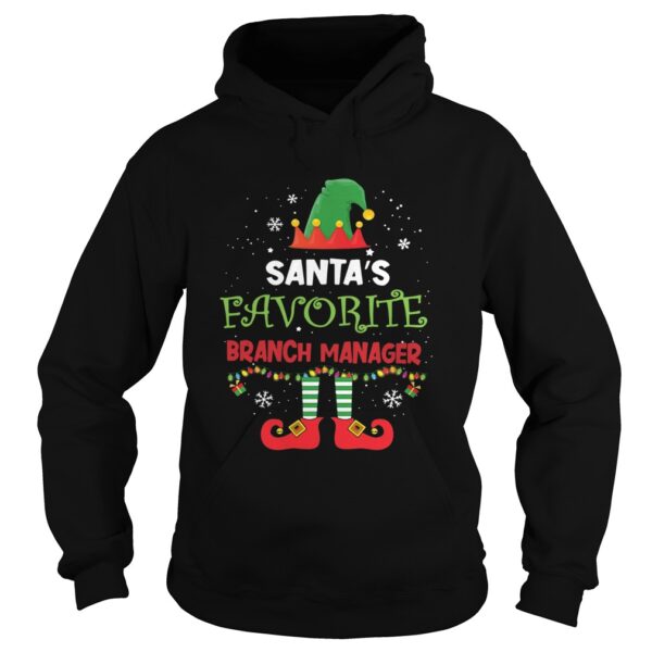 Elf Santas Favorite Branch Manager Girl shirt