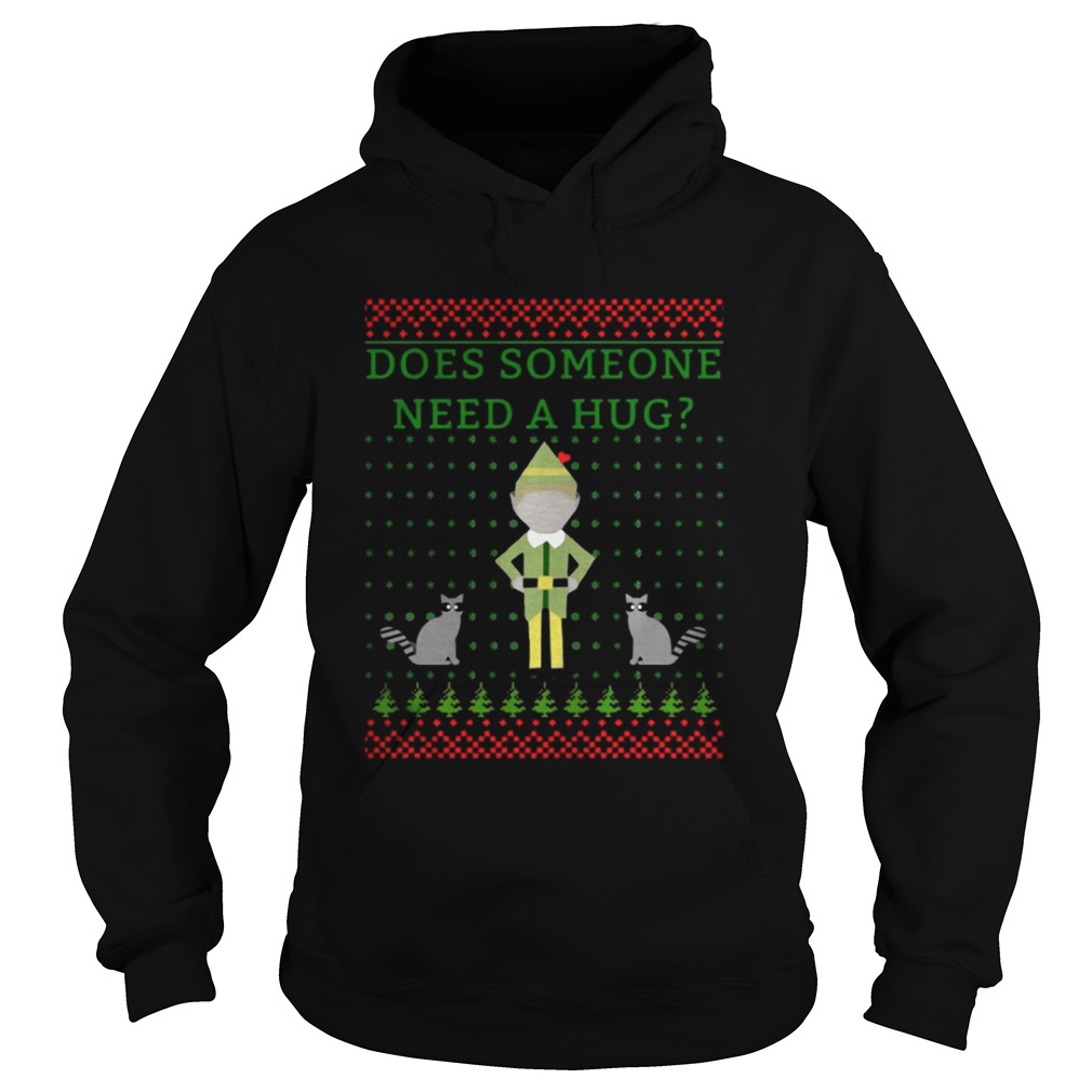 Elf does Someone Need A Hug Christmas sweat shirt Elf does Someone Need A Hug Christmas sweat shirt