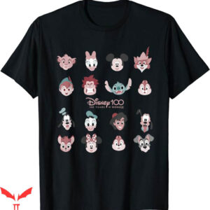Embroidered Disney T-Shirt Cute Faces T-Shirt Trending