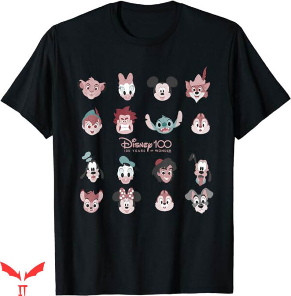 Embroidered Disney T-Shirt Cute Faces T-Shirt Trending