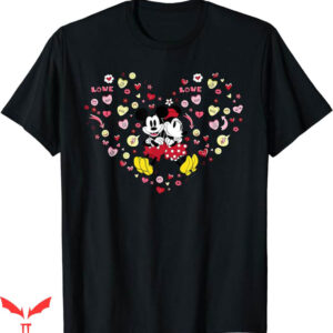 Embroidered Disney T-Shirt Love Valentines Day Retro T-Shirt