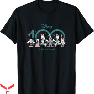 Embroidered Disney T-Shirt Mickey And Pals Muted Cute