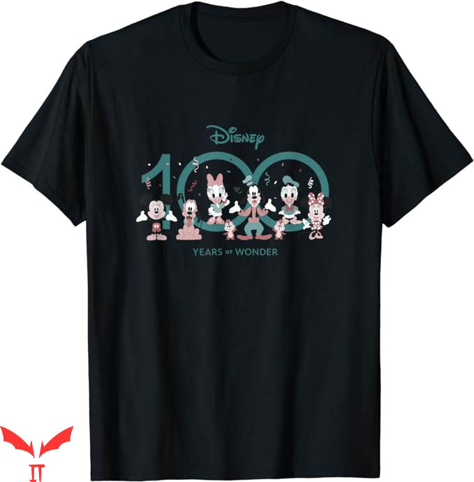 Embroidered Disney T-Shirt Mickey And Pals Muted Cute Embroidered Disney T-Shirt Mickey And Pals Muted Cute