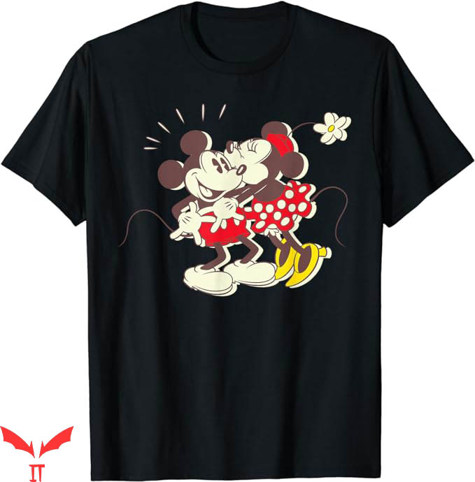 Embroidered Disney T-Shirt Mouse Kiss T-Shirt Trending Embroidered Disney T-Shirt Mouse Kiss T-Shirt Trending