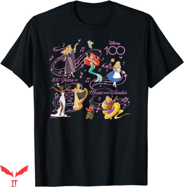 Embroidered Disney T-Shirt Princess Songs D100 T-Shirt