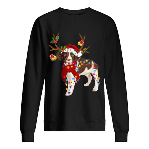 English Springer Spaniel Gorgeous Reindeer Crewneck shirt