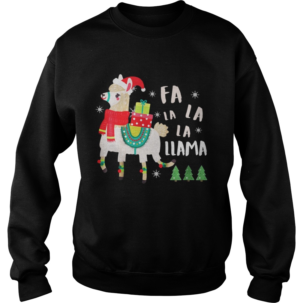 Fa La La La Llama Cute Llama Christmas Shirt Fa La La La Llama Cute Llama Christmas Shirt