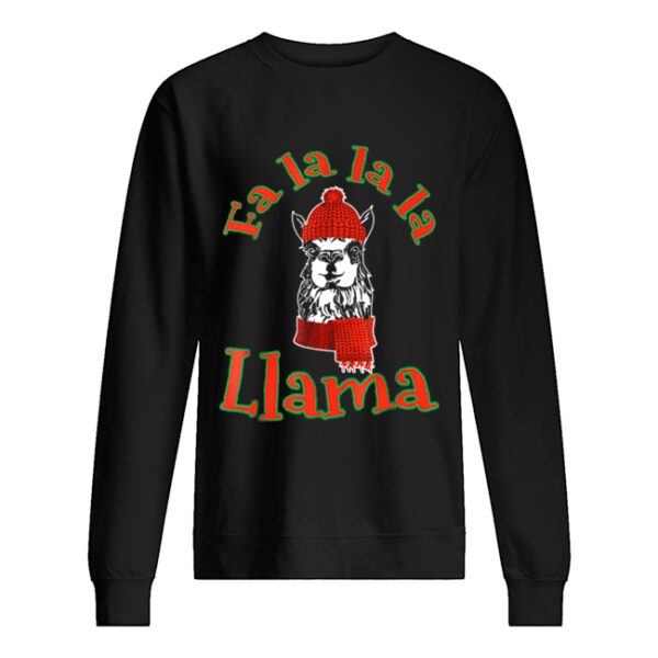 Fa La La Llama Shirt Funny Christmas shirt
