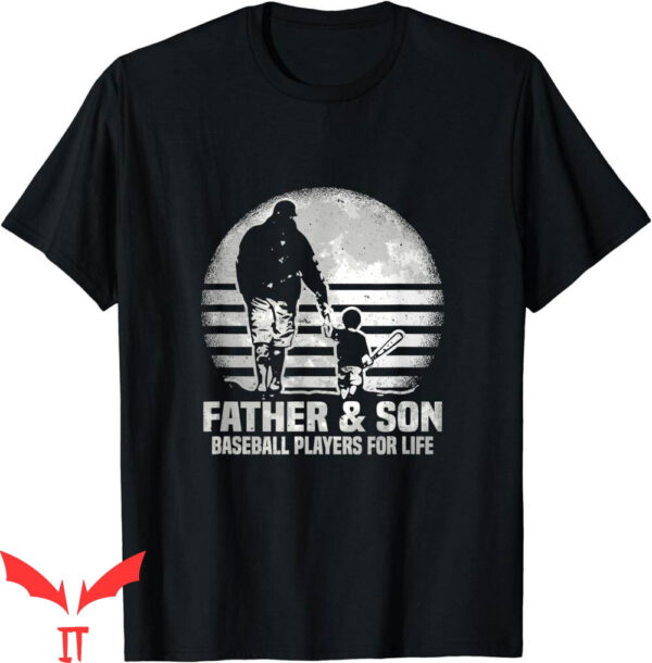 Father And Son T-Shirt Baseball Matching Dad Son