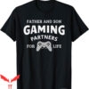Father And Son T-Shirt Gaming Partners For Life Family