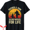 Father And Son T-Shirt Golf Golfing Father Son Matching Dad