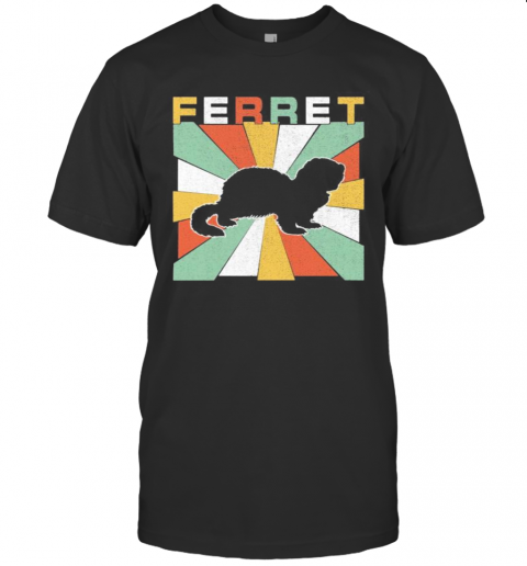 Ferret Vintage Retro T-Shirt Ferret Vintage Retro T-Shirt
