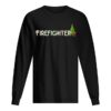Firefighter Christmas Tree Santa Claus Gift T-Shirt