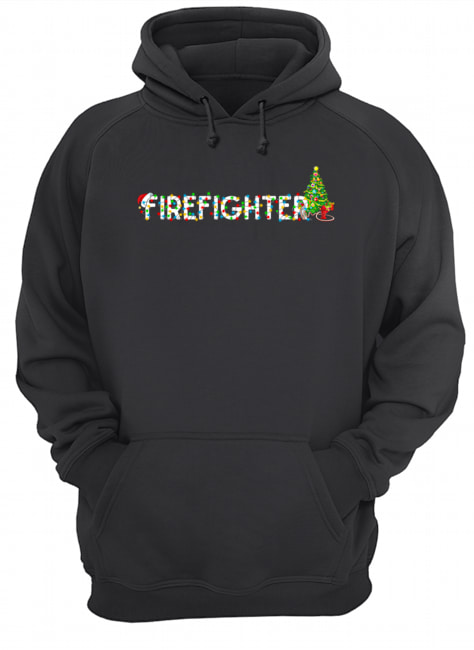 Firefighter Christmas Tree Santa Claus Gift T-Shirt Firefighter Christmas Tree Santa Claus Gift T-Shirt