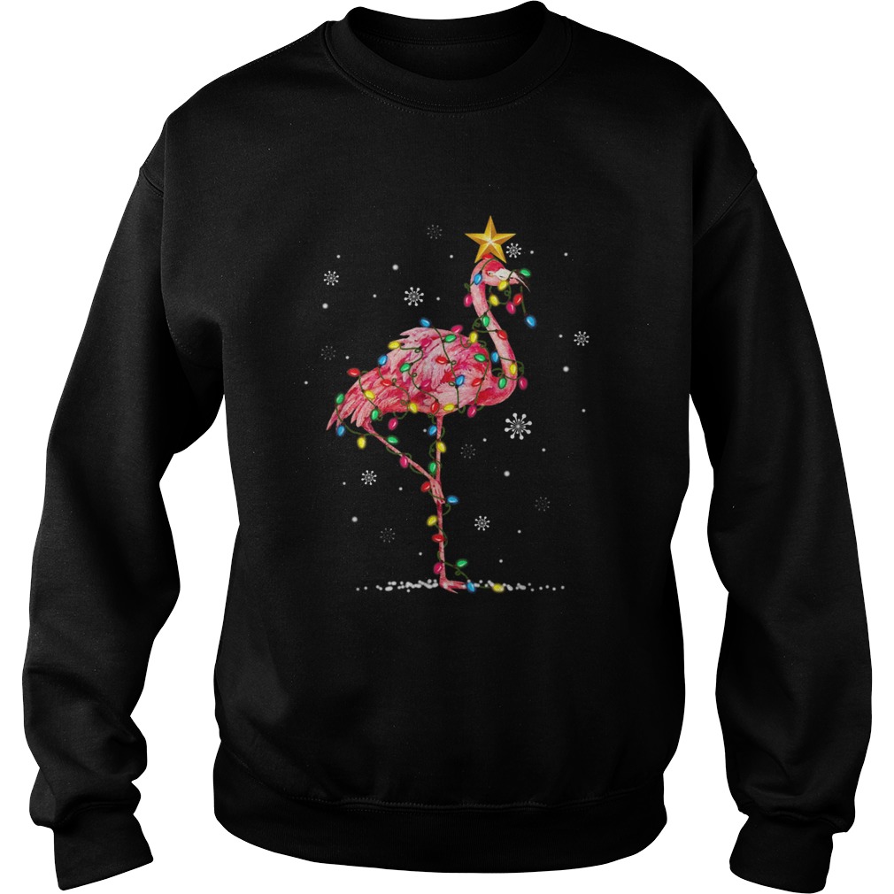 Flamingo Reindeer Hat Santa Christmas Lights Flamingo shirt Flamingo Reindeer Hat Santa Christmas Lights Flamingo shirt