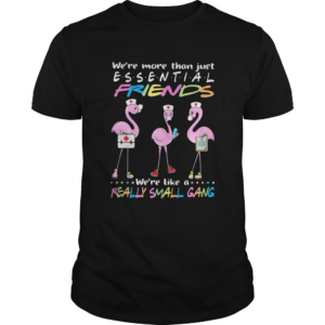 Flamingo nurse were more than just essential friends were like a really small gang shirt