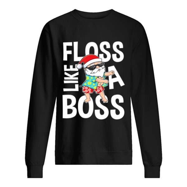 Floss Like A Boss Santa Flossing Summer T-Shirt